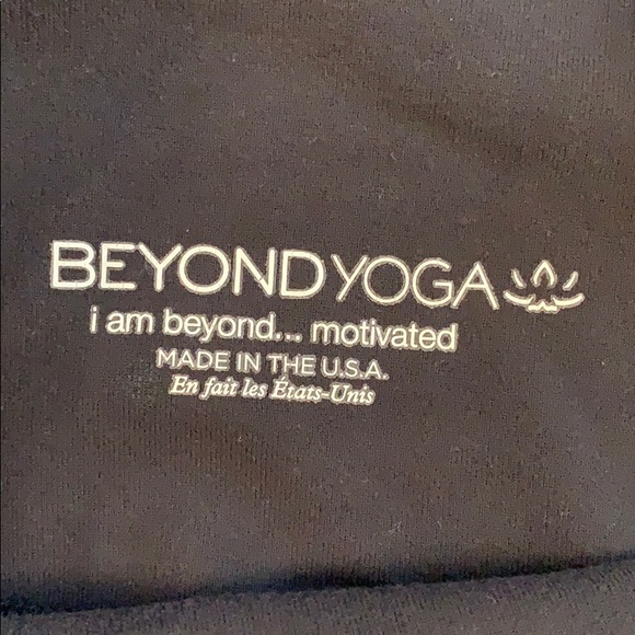 Beyond Yoga Black Midi High Waist Yoga Pants S - Picture 4 of 6